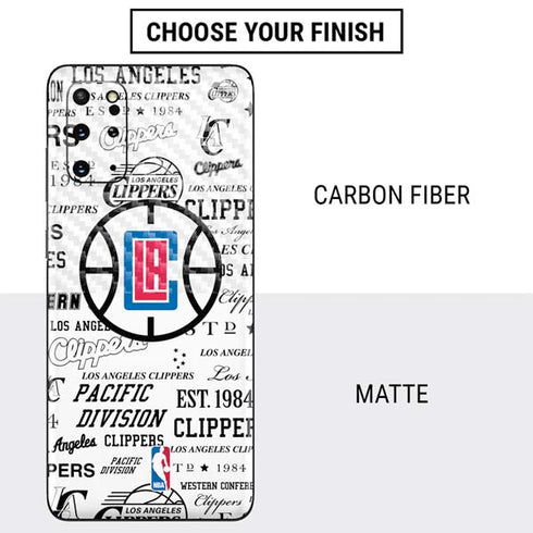 NBA Los Angeles Clippers Blast Logos Galaxy S20 Plus Skin